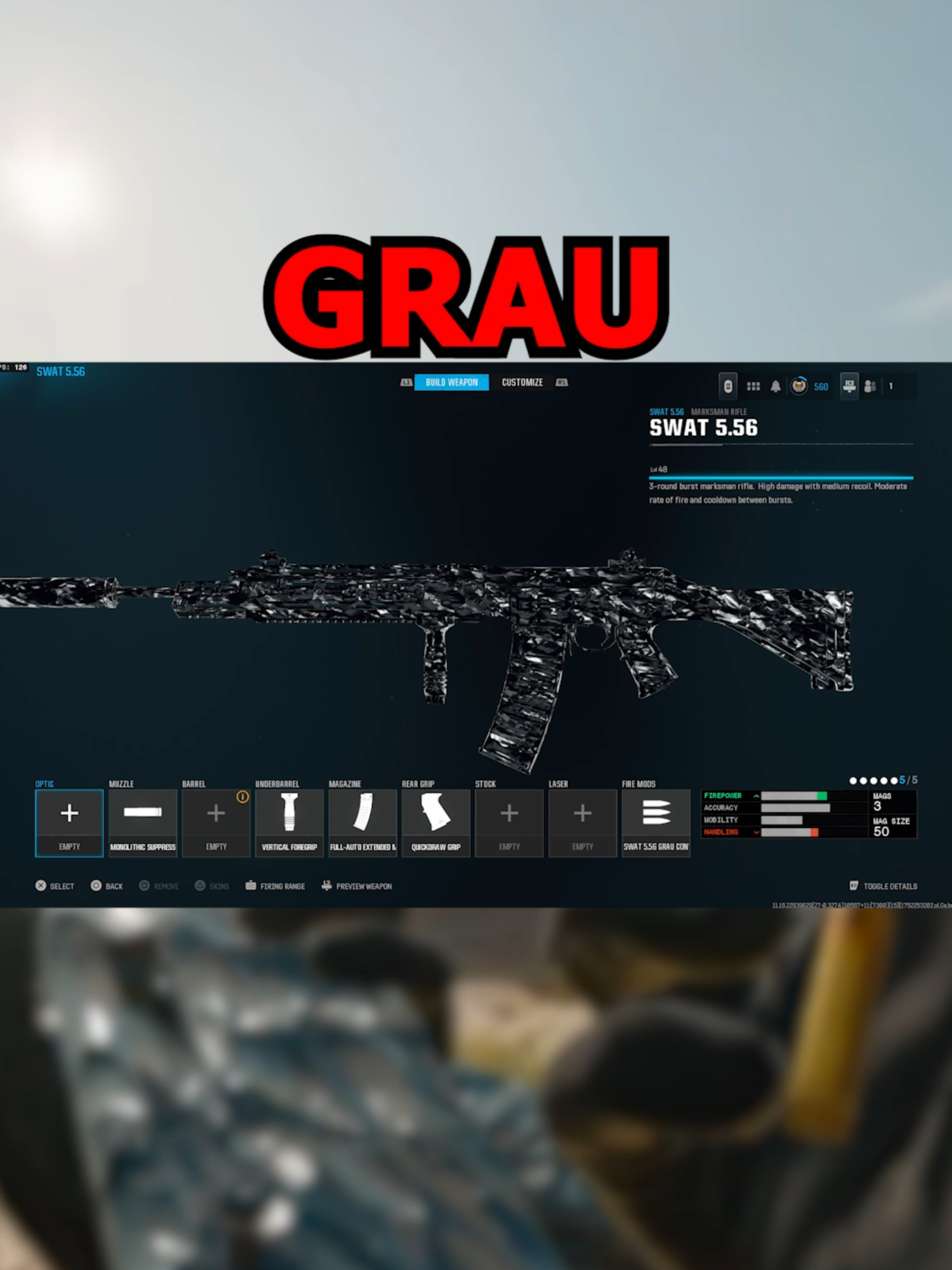 new GRAU LOADOUT is *META* in WARZONE after UPDATE! 😍 (Best SWAT 556 Class Setup) #fyp #cod #bo6 #warzone #blackops6 #verdansk #rebirth #rebirthisland #area99 #BO6season4reloaded #BO6Season4 #warzoneseason4