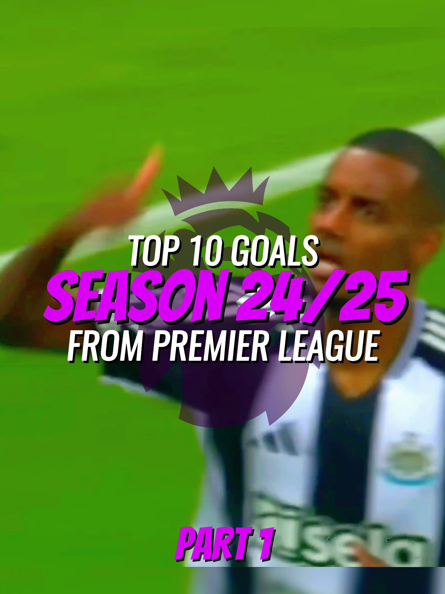 TOP 10 Goals From Premier League Season 24/25 ⚽🔥(PART 1) #shorts #viralshorts #PremierLeague #Top10Goals #SeasonHighlights