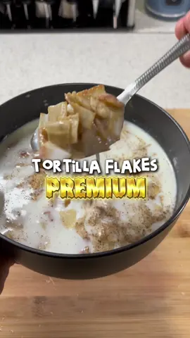 Mejoramos la receta a otro nivel 😮‍💨👌 #tortilla #flakes #tortillaflakes #cereal #Receta #facil #rapido #barato 