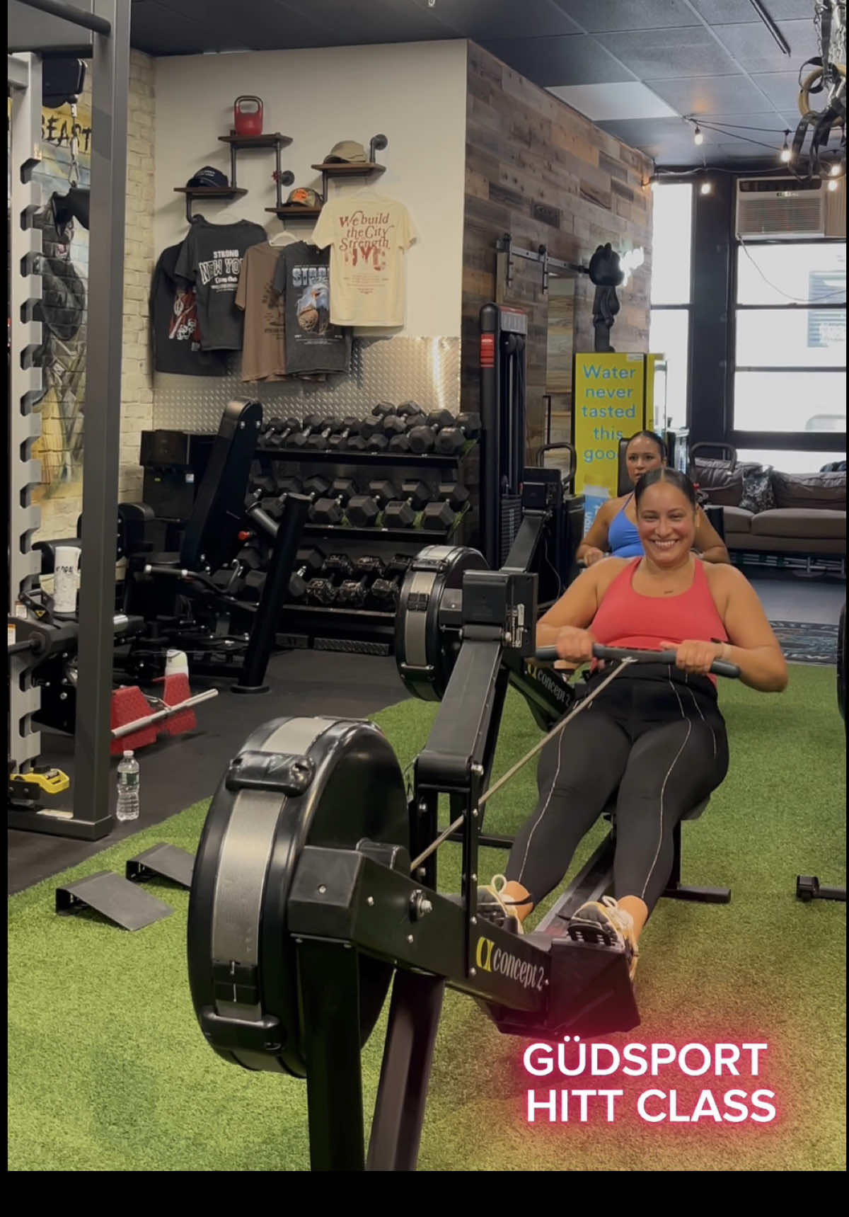 The ultimate HITT class I needed today with @GÜDSPORT 💪🏼 @Calvin J Martin @Chelseawels  #hittworkout #Fitness #fitnessmotivation #workout #nyc #saturdayworkout #fyp #girlswhoworkout #fitnessjourney 