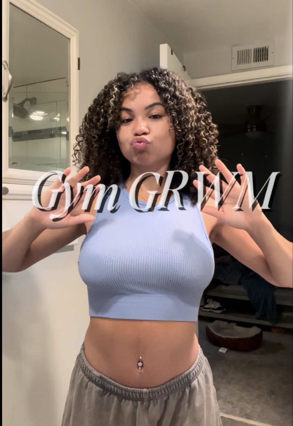 GYM GRWMMMMM featuring @Alani Nutrition @Gymshark @ColourPop Cosmetics @NYX Professional Makeup 