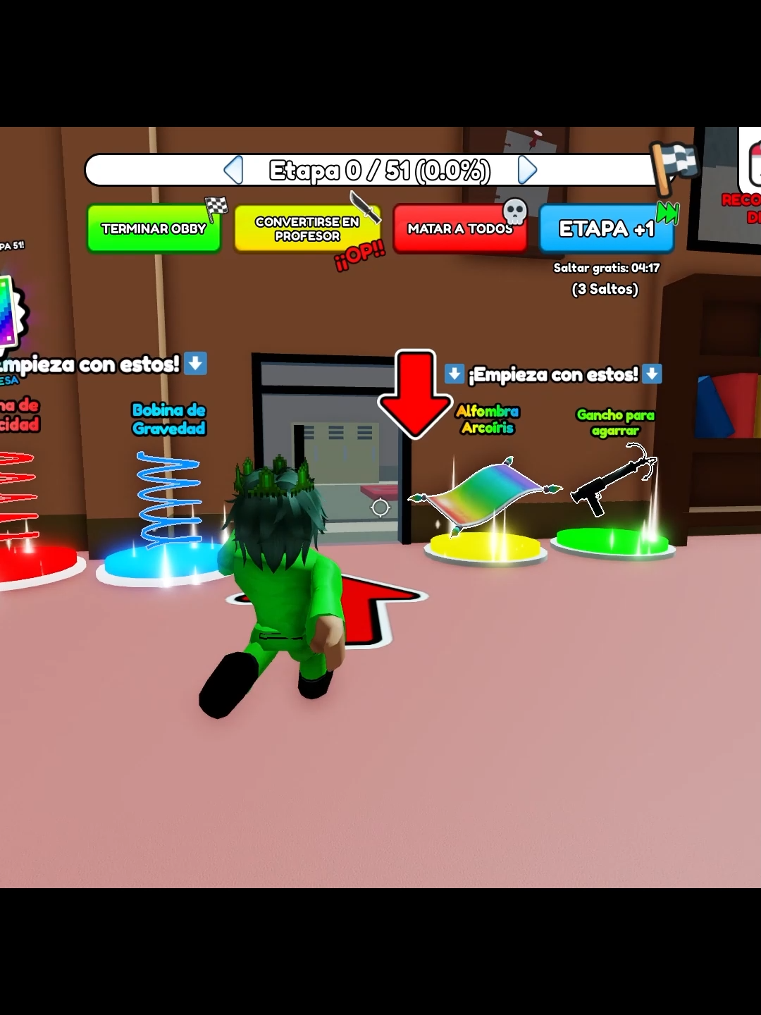 Juego: ¡Escape School Obby! #ganblox #asmr #robloxfyp #obby