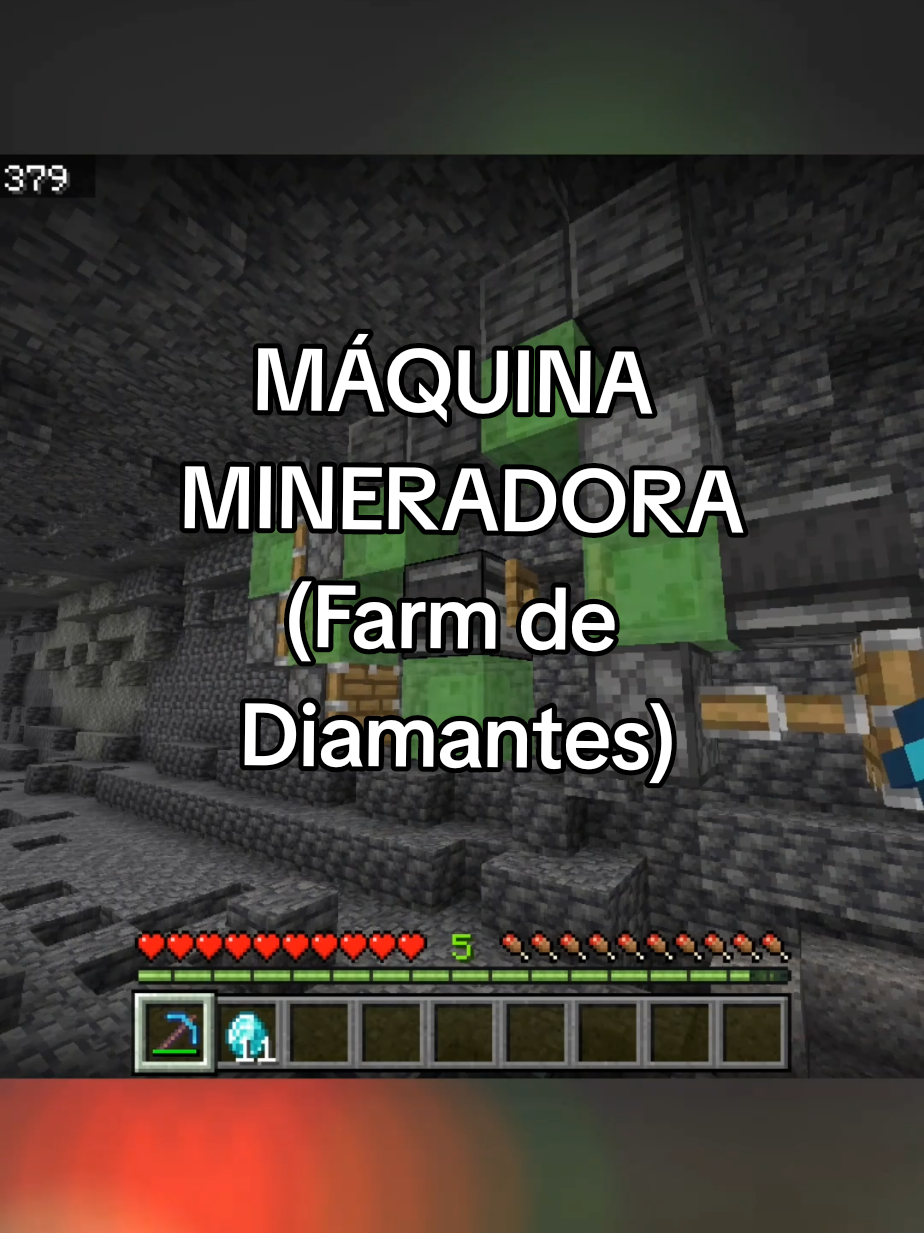 Como Fazer uma MÁQUINA MINERADORA (Farm de Diamantes) no Minecraft Bedrock 1.21! (Rápida e Eficiente) #Minecraft #minecraftbedrock #máquinamineradora #minecrafttutorial  #bedrockedition #minecraftdicas #minecraft121 #farmdediamantes #creatorsearchinsights 