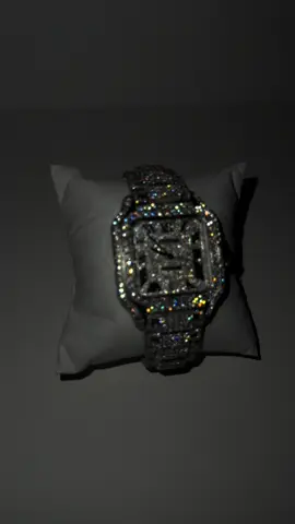 #cartier #santos #watches #fyp #icedoutwatch #diamondwatch #ice #fashion 