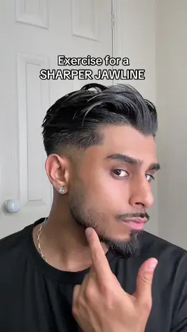 Exercise for sharper jawline💥 #looksmax #looks #mog #mogged #jawline #looksmaxing 