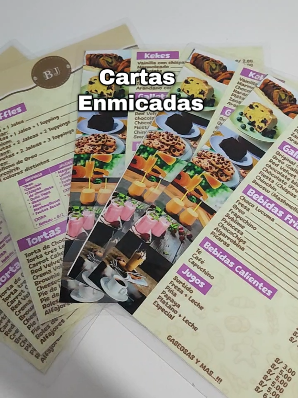 Si tienes un restaurante, jugueria o cafetería estás cartas son ideales para tí.  #cartasenmicadas #cartasrestaurante #restaurante #jugueria #cafeteria #peru🇵🇪 