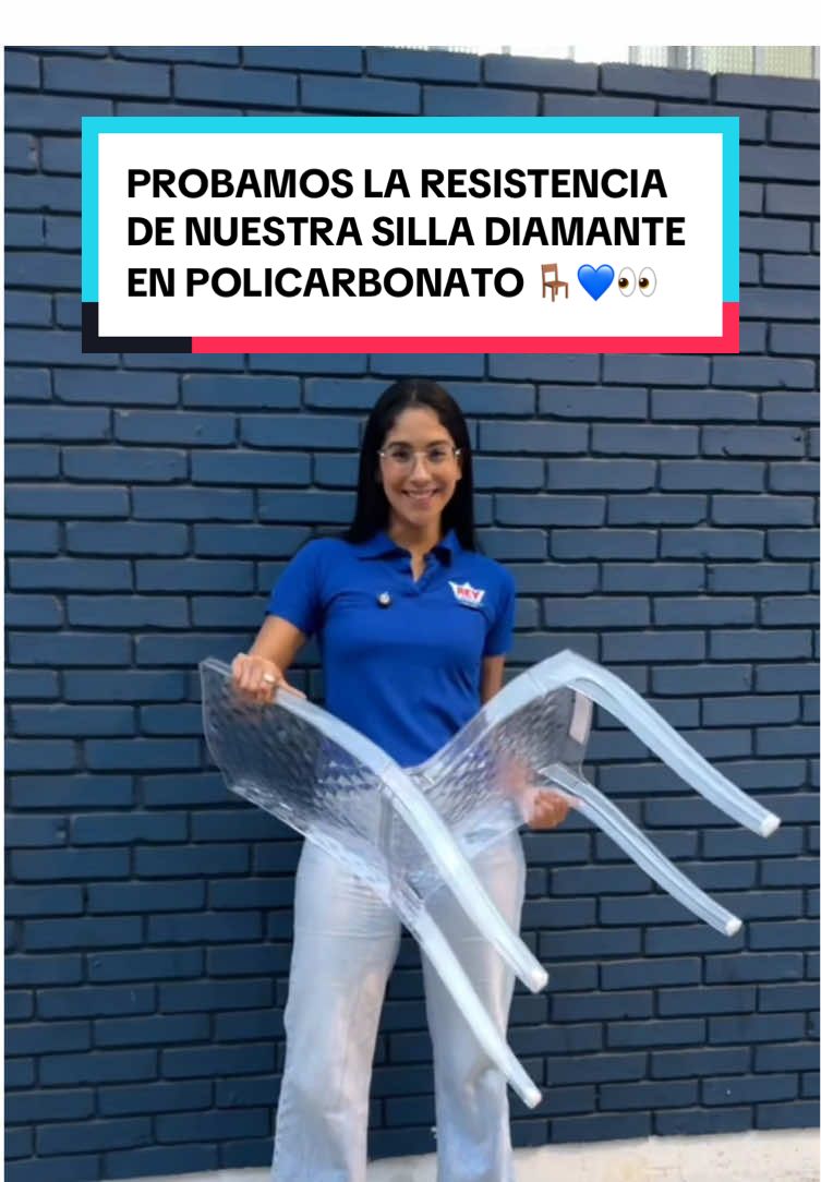 ¡Descubre la resistencia de nuestra Silla Diamante en policarbonato! Ideal para tus eventos como matrimonios, aniversarios y más 🎉 🙌 ¡No te conformes con menos, elige calidad y durabilidad!🪑 #Reyplast #JuntoAti