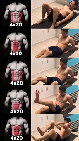 腹筋チャレンジ5種目!! とにかく継続 #腹筋#宅トレ  #absworkout#worklife #absworkoutchallenge 