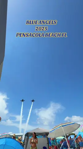Blue Angels air show 2025!!! #blues #blueangels #pensacolabeach #pensacola #airshow #NASPensacola #2025