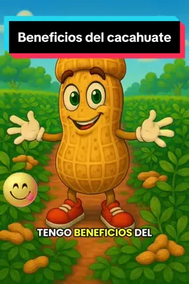 Beneficios del cacahuate 🥜 (maní) y sus contras (cuidado con las alergias)       #lacanastaparlante #informacionparaniños #AprendeConFrutas #beneficiosdelcacahuate #fypシ゚viral 