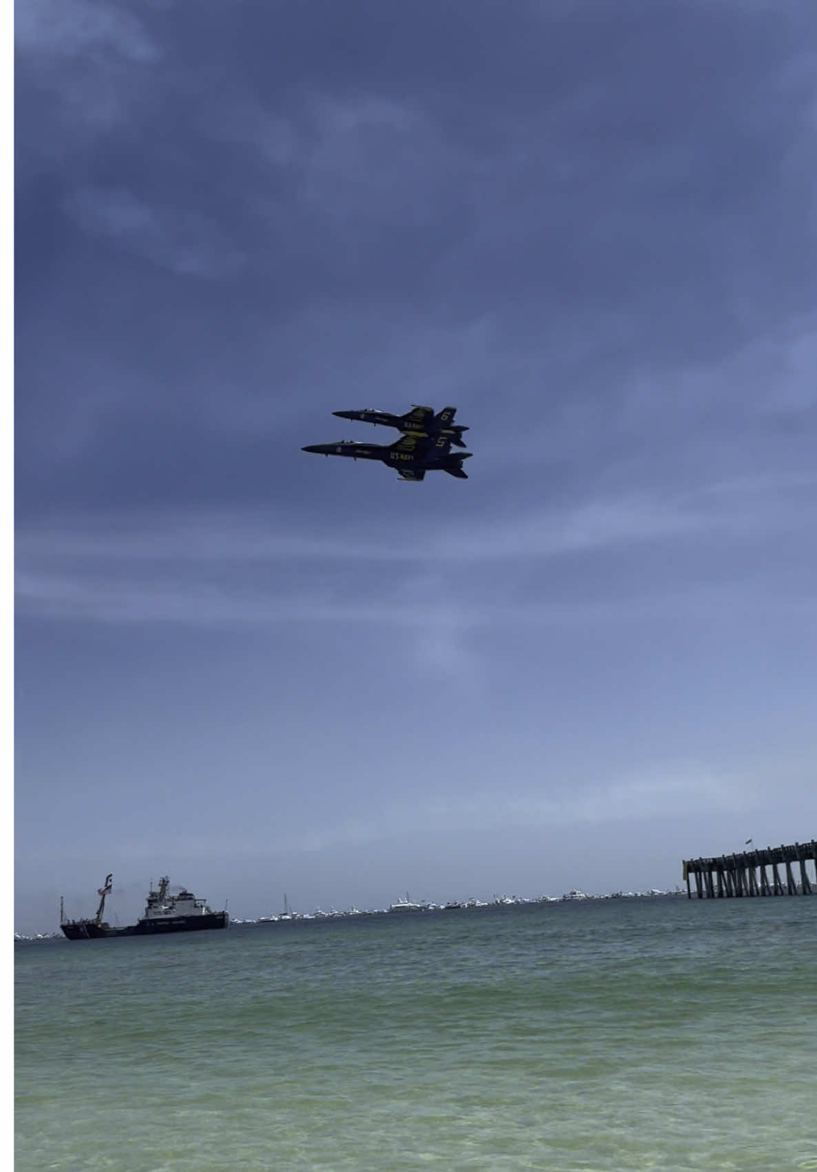 Just cruising the coast #blueangels #pensacolaairshow2025 #pensacolaairshow #pensacola #navy 