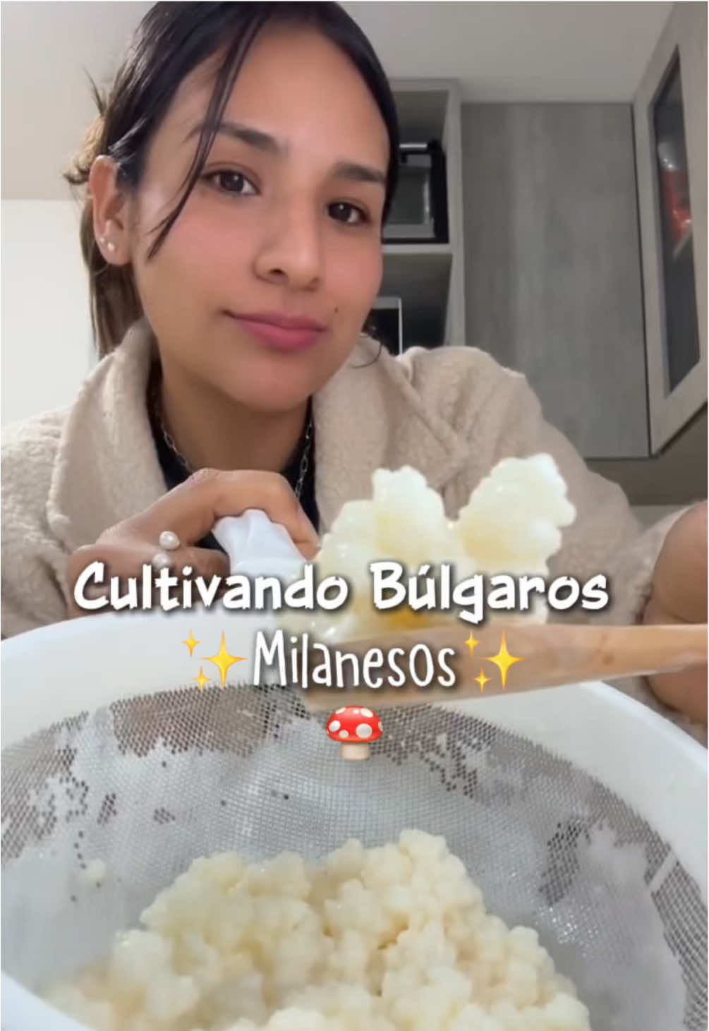 Acompáñame a colar a mis bbs 🍄✨ #bulgarosdeleche #kefir #saludable 