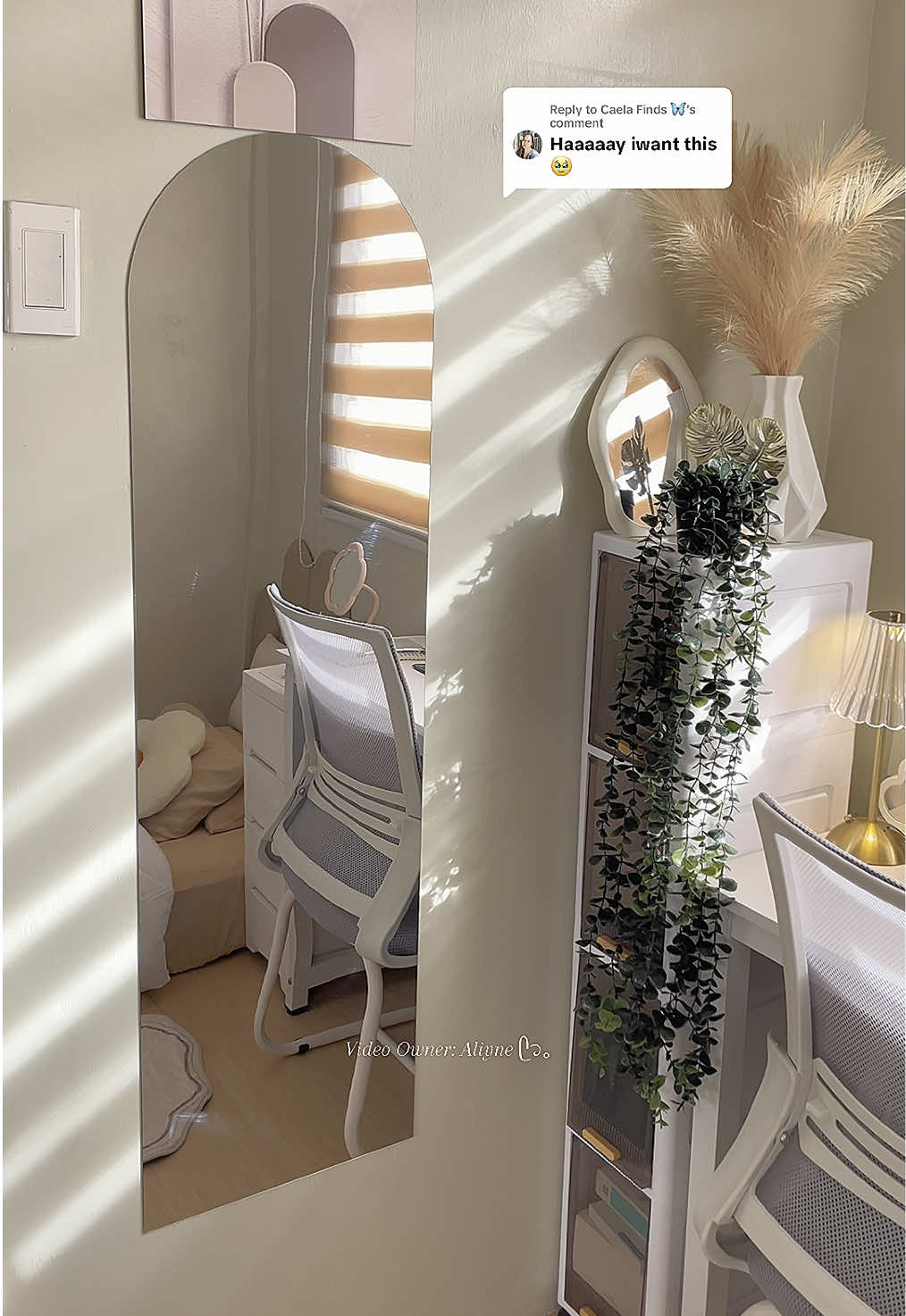 Replying to @Caela Finds 🦋 wall mounted, space saver acrylic self adhesive full length mirror💕 #acrylicmirror #acrylicmirrorsticker #wallmountedmirror #selfadhesivemirror #selfadhesivewallmirror #wallmirrordecor #roomessentials #fulllengthmirror #fullbodymirror #fyp 