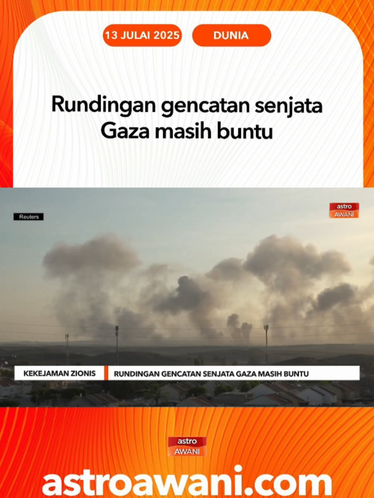 Rundingan tidak langsung yang sedang berlangsung di Doha bagi mencapai persetujuan gencatan senjata di Gaza dilaporkan masih menemui jalan buntu. #AWANInews