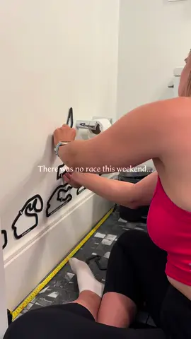 🏎️🏁🏎️🏁 I sent this to my dad and he responded “🧐 Picasso”. For anyone looking to recreate the tracks are from KingPrintsUS and I got three sets of 35. I could have used two additional but 🤷🏼‍♀️. #Formula1 #F1 #boxboxbox #CapCut 