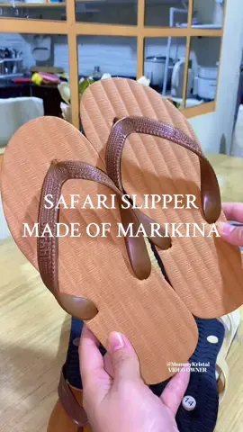 Safari slipper made of marikina matibay ,Maganda ,Hindi masakit sa paa at Hindi madulas ilalaban ko talaga tong slipper na to #safarislippers #slipper #nonslipperyslippers #marikinaslippers #fyp 