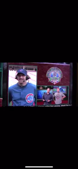 Ryan Dempster's best Harry Caray impersonation. Comedy gold. #budwesier #gocubsgo #cubs #wrigleyfield #flytheflag #fyp #harrycaray 