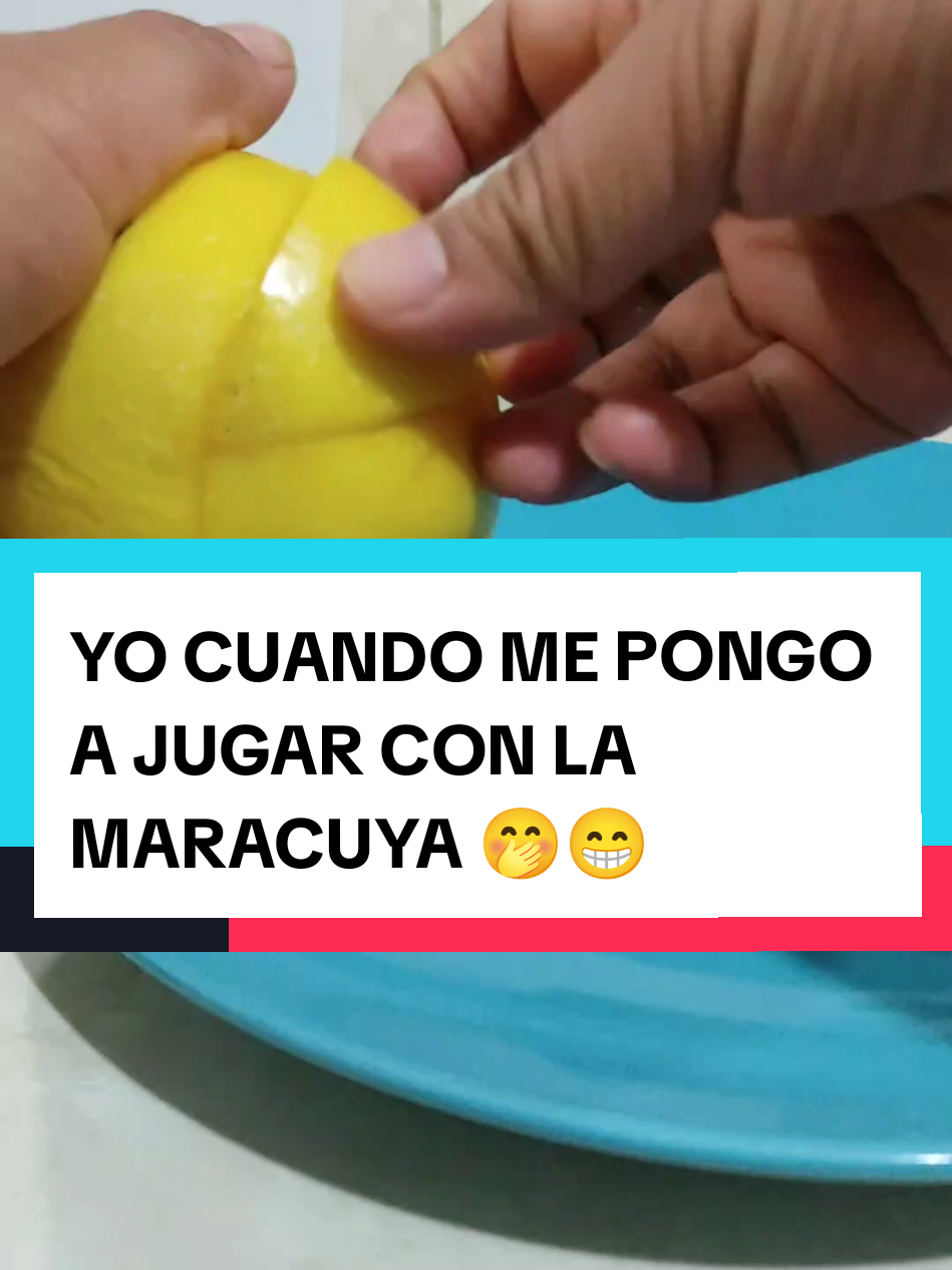 No te amargues mamá todavía no preparo el refresco 🫢🥺, me puse a jugar con la maracuyá 🥹😁 pero ahoritita lo preparo 🤗 #maracuya #reaccion #humor #parati #fypシviral 
