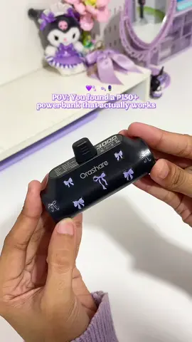 Totoo baaa, 150+ lang tooo? 😭💜 #minipowerbank #orasharepowerbank #powerbankmini 