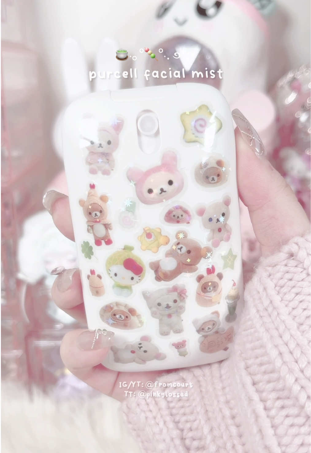 purcell face mist 🍡°⋆. ࿔* #purcell #facialmist #colostrom #skincare #koreanskincare #stickerdeco #cute #trendingskincare #viralskincare #kpopidolskincare #wonyoungism #kpopfyp #SelfCare