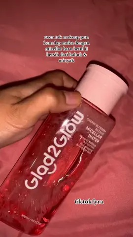botal besar cam ni boleh tahan lama🫣memang berbaloi beli #micellarwater #glod2glow #cucimakeup #glod2glowmicellerwater 