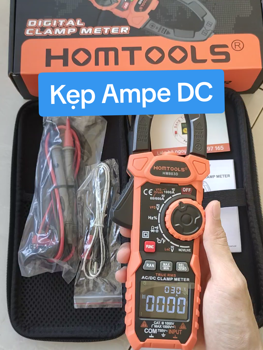 Ampe kẹp dòng 1 chiều DC HM803D #habotest #hm803d 