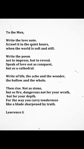 #writer #poetry #poetsoftiktok #poetrytok #deepthoughts #men 