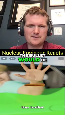 Is it possible to catch a bullet? #bullet #hypothetical #nuclearengineer #experiment #whatif 