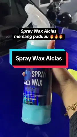 Memang padu semua produk aiclas ni 🫡 Siapa beli set aiclas ni memang untung 💯  #spraywax #carwaxing #aiclas #cardetailingtips #cardetailingproducts #p40aiclas 