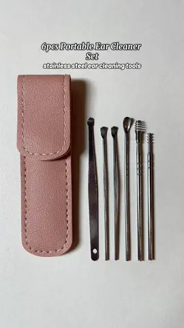 6pcs Portable Stainless Steel Ear Cleaner Set ✨ #earcleaner #earcleaning #earcleaningtool #6pcsearcleaner #earcleaningset #earwaxremoval #earwaxcleaning #pangtutuli #portable #earpick #earpicker #essential #tiktokfinds #affordable #stainlesssteel #fyp 