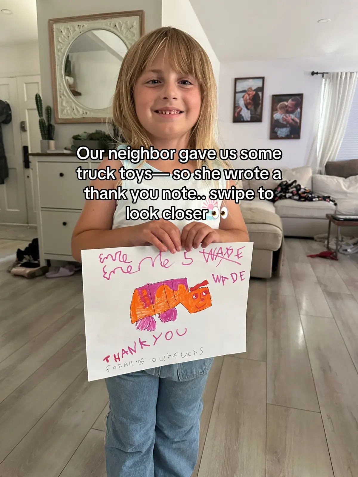 Also her pants are on backwards 😂😂 #funny #kids #ffs #thankyou 