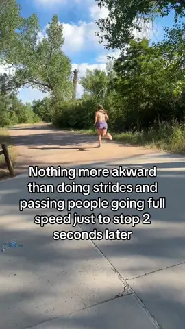 Like I swear I didn’t just sprint past you for shits and giggles 😭😜🤪🔥🤠😅 #strides #Summer #training#tragic #xc #track #distance #athelte #d1 #training #sprints 