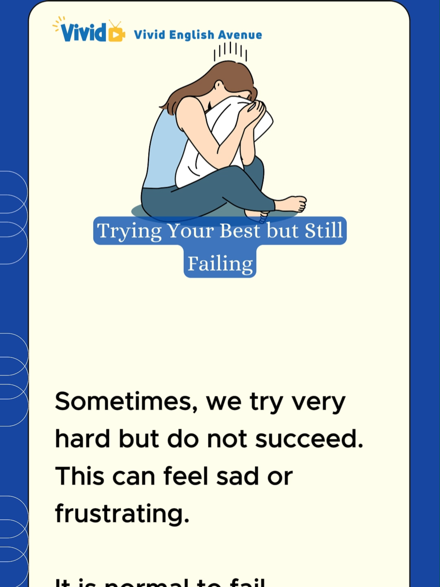 Trying Your Best But Still Failing ( A2 Reading Practice) Vivid English Avenue Improve listening, reading and speaking skills #learnenglish #englishlearning #englishforbeginners #englishpractice #englishlesson #speakenglish #englishclass #englishvocabulary #englishgrammar #englishreading #englishspeakingpractice #foryou #fyp #viral #foryoupage