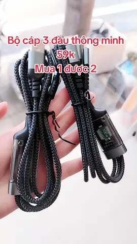 Bộ cáp sạc thông minh #dienthoaithongminh #capsacnhanh #đienthoai #videoviral 