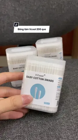 Tăm bông Vcool 200q sẵn kho SLL  #bongtam #bongtamvcool #xuhuong 