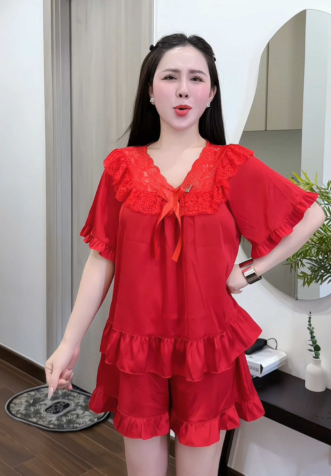 #quanaonu #thoitrangtiktok #xuhuong #thoitrangnu #pijama #domacnha #setcoc #setlua 