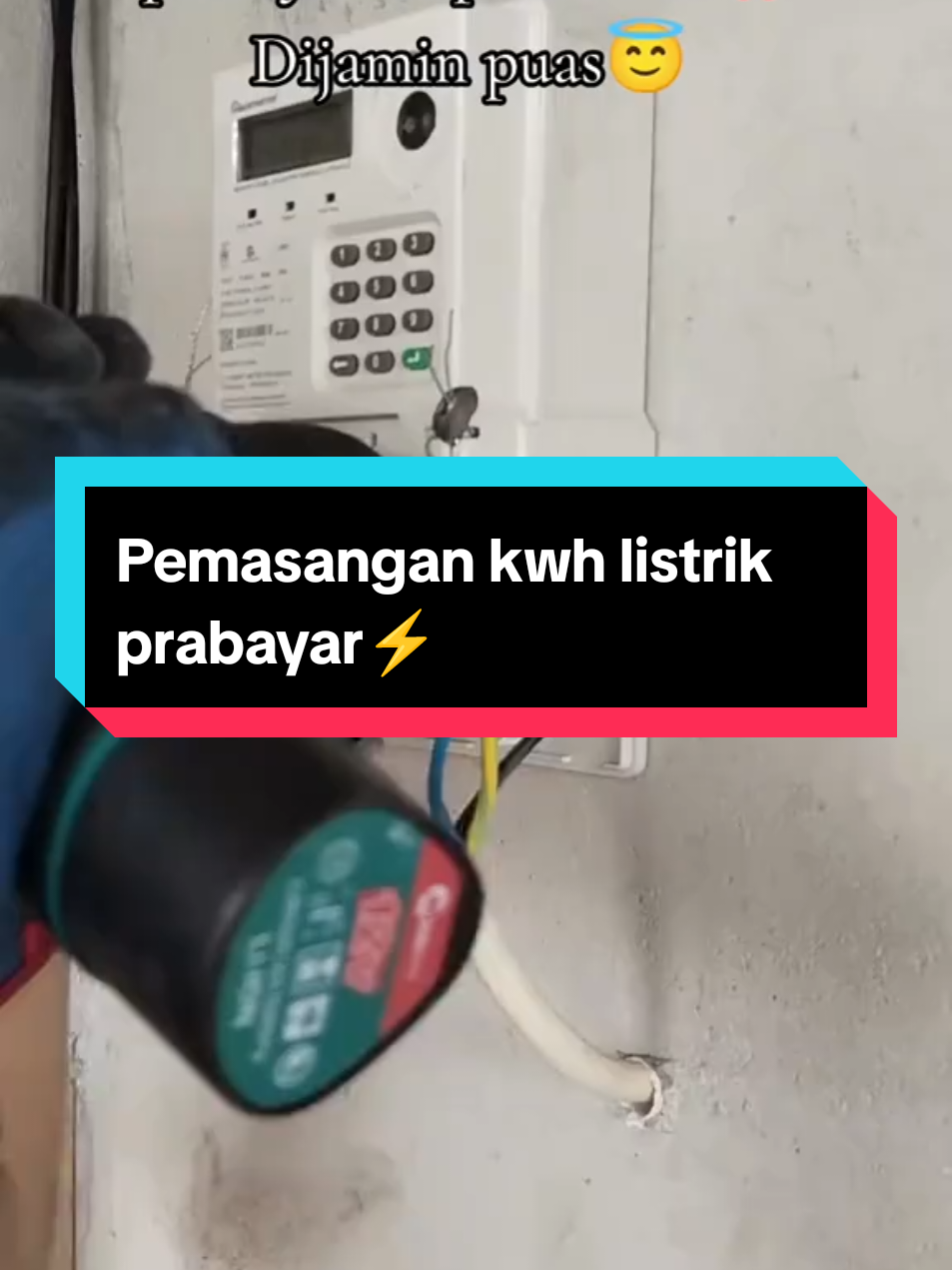 Info terkini pemasangan kwh baru rumah tangga/bisnis. #kwh #sr #borelektrik #kabel #meteranlistrik 
