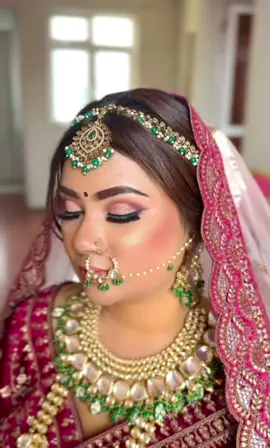 A repost for my beautiful bride ❤️ #indianbride #bridalmakeup #indianweddinglook #veemas #mauritianmakeupartist #bridalmua #weddingmakeuplook #makeuplover #southasianbride #muaforbride #muaindia #mauritiusweddings #makeupvideo #mauritius🇲🇺 