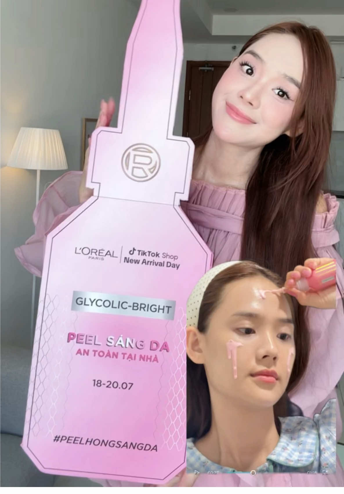 Chăm peel mỗi tuần để da được  giảm thâm với sáng da hơn cũng có cải thiện mụn đầu đen nữa nha  #peelda #peelhongsangda #skincare #lorealparispartner #lorealparisnewarrivalday #depdachieu