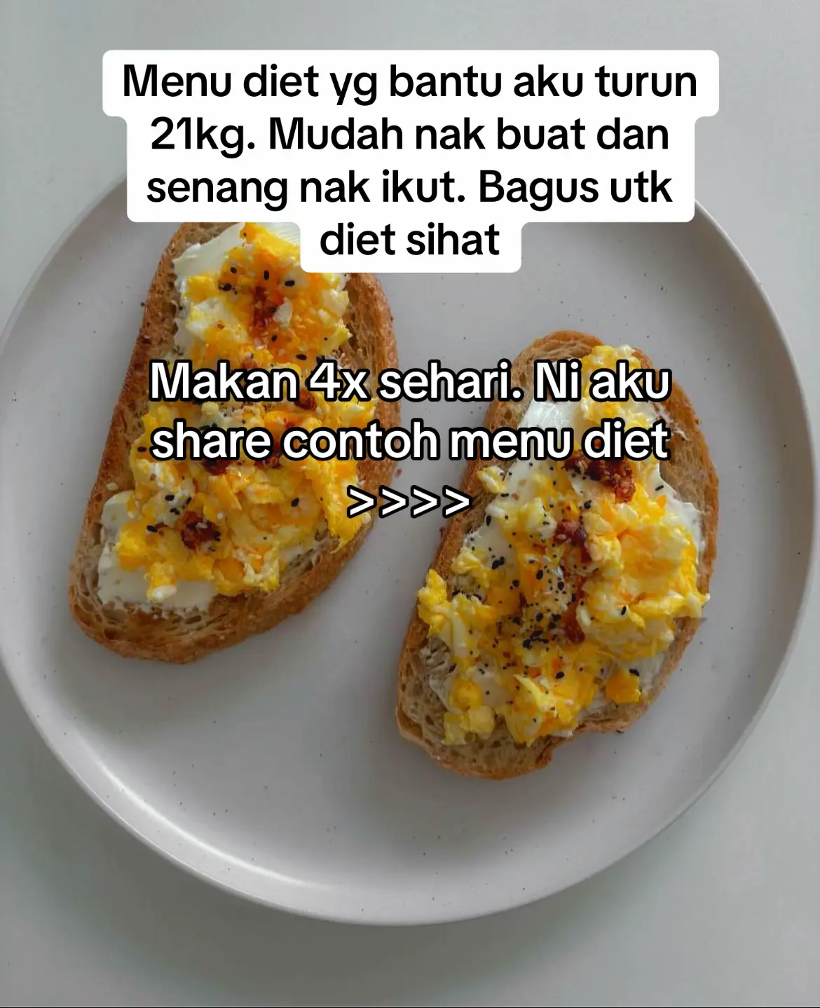 Yg mana nak mula diet tapi tak tahu menu apa nak makan. Boleh tiru menu aku share ni. 