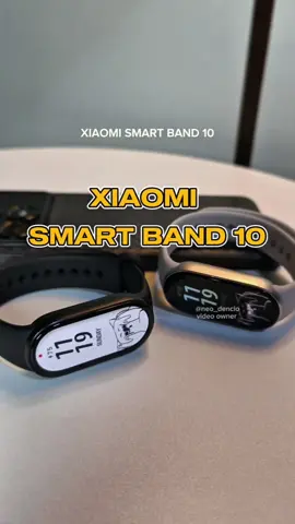 We got our new fitness buddy! XIAOMI SMART BAND 10 #couplesmartwatch #smartwatch #xiaomiband10 #xiaomi #minimalistwatch 