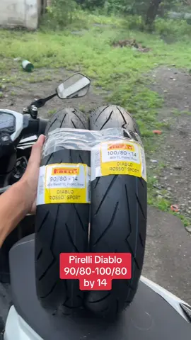 Pirelli Diablo Rosso 100/80-90/80 Bundle #pirelli #pirellidiablo #pirellidiablorossosport 