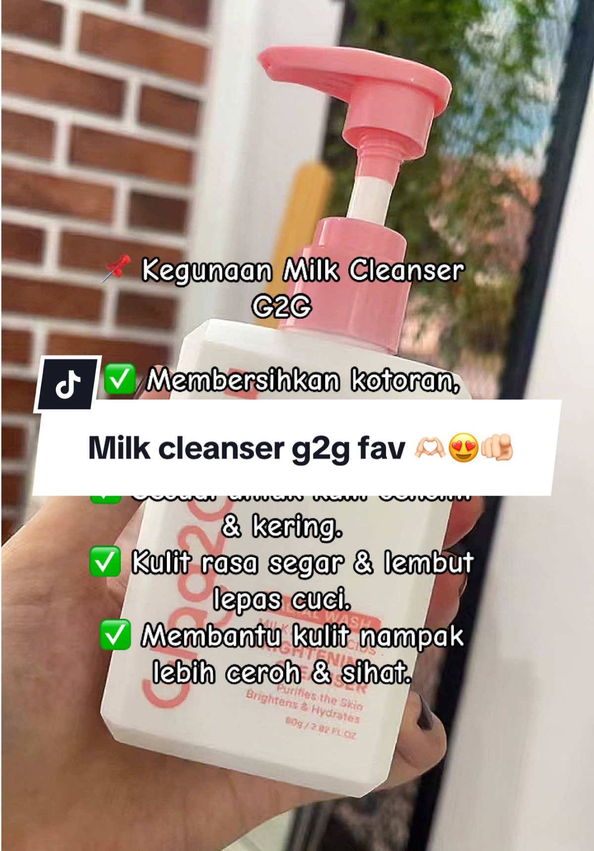 Kulit kus4m? Cuba ni — milk cleanser G2G. Cuci, lembap & gl0wing, semua dalam satu step! #glad2glowmy #glad2glow #glad2glowmilkcleanser #milkcleanser #cleanser 