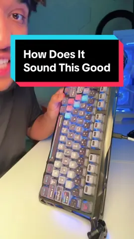 I was VERY surprised how good this Cyberpunk keyboard is.. #carterpcs #gaming #keyboard #customkeyboard #gaminggear 