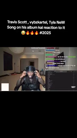 Travis Scott , vybzkartel, Tyla NeW Song on his album kai reaction to it 😂🔥🔥🔥 #2025 #viralvideo #foryourpage #VIRAL #usa_tiktok #fyp #viral?video #GAZANATION #gazanation #viraltiktok 