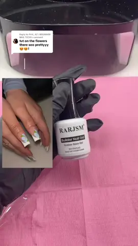 Replying to @PHX, AZ | BEGINNER NAIL TECH  tutorial on these beautiful flowers 🩷 using a size 4 for the brush (from @Dynamic Nail Supply store) 🫶🏻 #southcentralnailtech #tutorial #flowernails #tutorialnails #viraltiktok #viral 