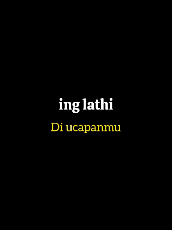 LATHI #musik #liriklagu #fypシ #fyp #weirdgenius #lathi 