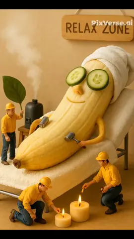#creatorsearchinsights Banana spa Massage💆‍♀️  ||  #aiworld #aivoiceover #aifunnyvideos #viralpost #satisfying #aigenerated #aifunny #viralvideo #creatorsearchinsights #bananaspa 