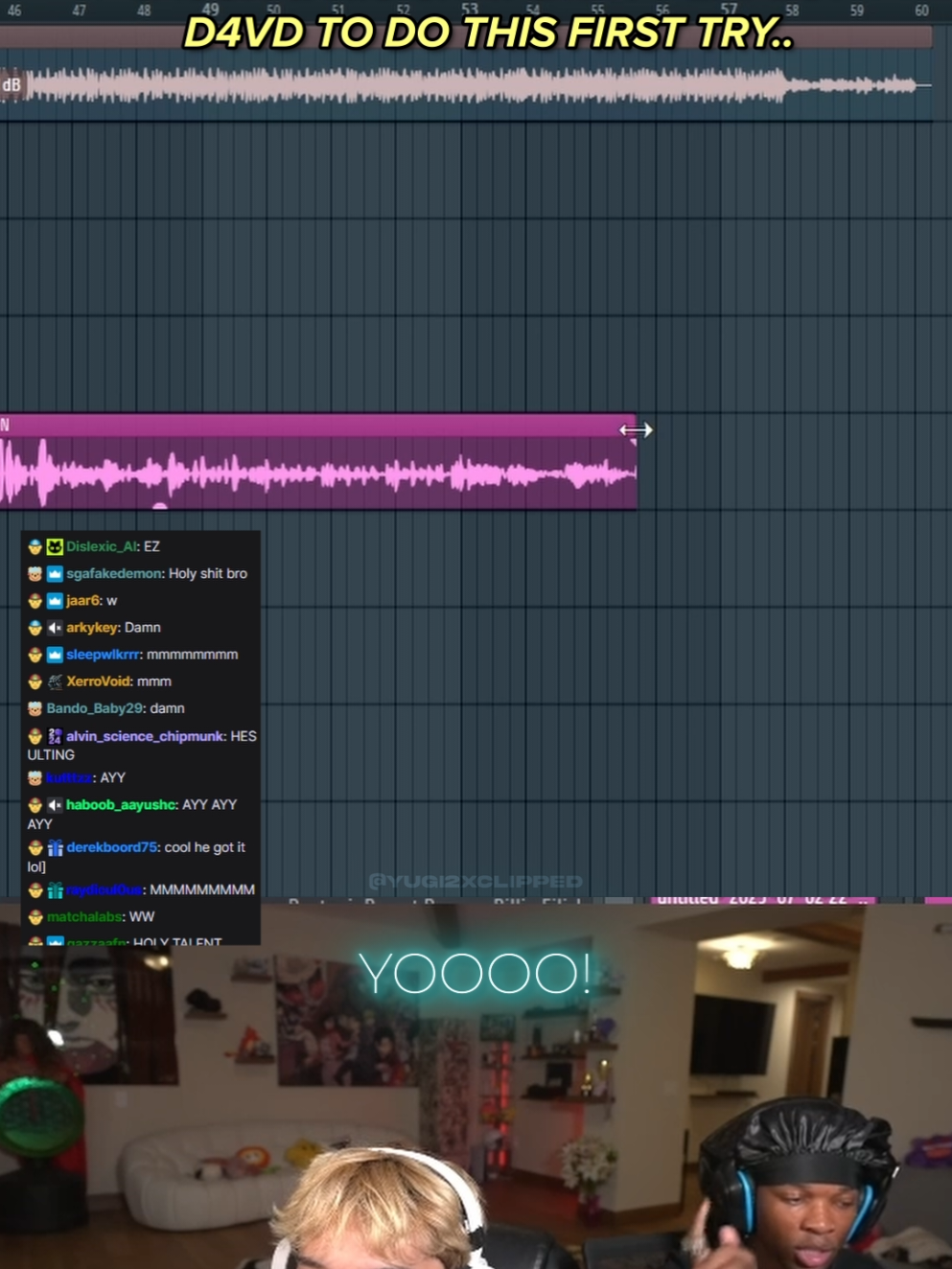 Jason & his chat wanted D4VD to rap in 