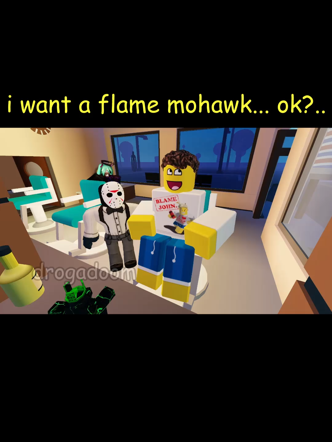 shedletsky new hairst- wait- 1X1X1X1?? #roblox #forsaken #robloxanimation